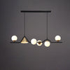 WOMO Linear Glass Globe Chandelier-WM2257 thumbnail