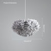 WOMO Feather Cloud Pendant Light-WM2217 thumbnail