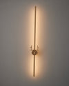 WOMO Long Bar Wall Sconce with Antler -WM6019 thumbnail
