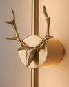 WOMO Long Bar Wall Sconce with Antler -WM6019 thumbnail