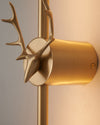 WOMO Long Bar Wall Sconce with Antler -WM6019 thumbnail