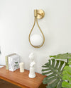 WOMO Glass Globe Tear Drop Wall Sconce-WM6022 thumbnail