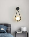 WOMO Glass Globe Tear Drop Wall Sconce-WM6022 thumbnail