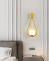 WOMO Glass Globe Tear Drop Wall Sconce-WM6022 thumbnail