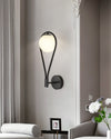 WOMO Glass Globe Tear Drop Wall Sconce-WM6022 thumbnail