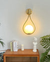 WOMO Glass Globe Tear Drop Wall Sconce-WM6022 thumbnail