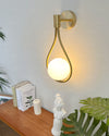 WOMO Glass Globe Tear Drop Wall Sconce-WM6022 thumbnail