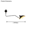 WOMO Articulating Swivel Double Arm Wall Sconce-WM6024 thumbnail