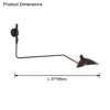 WOMO Articulating Swivel Double Arm Wall Sconce-WM6024 thumbnail