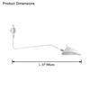 WOMO Articulating Swivel Double Arm Wall Sconce-WM6024 thumbnail