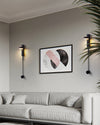 WOMO Adjustable Black/Gold Pendulum Wall Sconce-WM6029 thumbnail