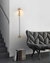 WOMO Adjustable Black/Gold Pendulum Wall Sconce-WM6029 thumbnail