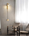 WOMO Adjustable Black/Gold Pendulum Wall Sconce-WM6029 thumbnail