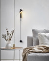 WOMO Adjustable Black/Gold Pendulum Wall Sconce-WM6029 thumbnail