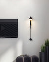 WOMO Adjustable Black/Gold Pendulum Wall Sconce-WM6029 thumbnail
