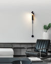 WOMO Adjustable Black/Gold Pendulum Wall Sconce-WM6029 thumbnail