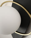 WOMO Frosted Glass Oval Accent Wall Sconce-WM6064 thumbnail