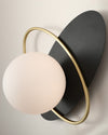 WOMO Frosted Glass Oval Accent Wall Sconce-WM6064 thumbnail