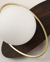 WOMO Frosted Glass Oval Accent Wall Sconce-WM6064 thumbnail