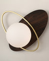 WOMO Frosted Glass Oval Accent Wall Sconce-WM6064 thumbnail