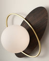 WOMO Frosted Glass Oval Accent Wall Sconce-WM6064 thumbnail