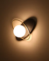 WOMO Frosted Glass Oval Accent Wall Sconce-WM6064 thumbnail