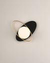 WOMO Frosted Glass Oval Accent Wall Sconce-WM6064 thumbnail