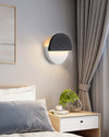 WOMO Adjustable Black & White Round Disc Wall Lamps-WM6071 thumbnail