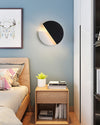 WOMO Adjustable Black & White Round Disc Wall Lamps-WM6071 thumbnail