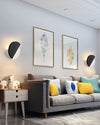 WOMO Adjustable Black & White Round Disc Wall Lamps-WM6071 thumbnail