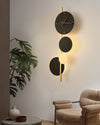 WOMO Sculptural Wall Clock with Led Light-WM6087 thumbnail