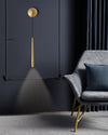 WOMO Dimmable Hanging Cone Brass Wall Sconce-WM6093 thumbnail