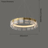 WOMO Gold Circular Led Chandelier-WM2166 thumbnail
