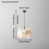 WOMO Sculptural Pendant Light-WM2326 thumbnail
