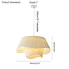 WOMO Pleated Fabric Drum Pendant Light-WM2130 thumbnail