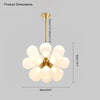WOMO 18 Bubbles Glass Chandelier-WM2051 thumbnail