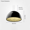 WOMO Embossed Dome Pendant Light-WM2047 thumbnail