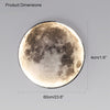 WOMO Moon/Earth Round Wall Sconce-WM6102 thumbnail