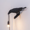WOMO White/Black Bird Wall Sconce-WM6113 thumbnail
