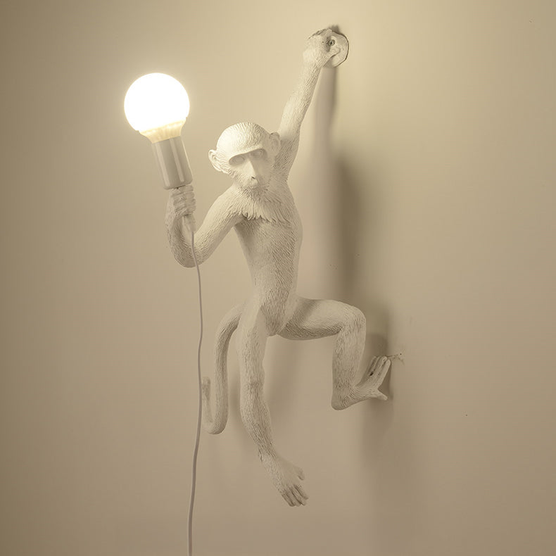 WOMO Hanging Monkey Wall Sconce-WM6114