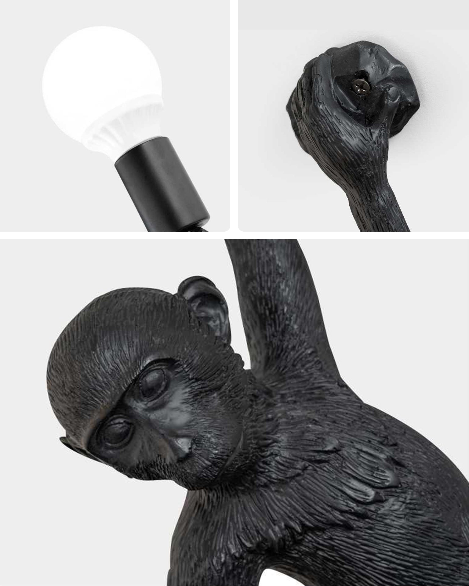 WOMO Hanging Monkey Wall Sconce-WM6114