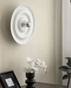 WOMO Rippled Disc Wall Sconce-WM6121 thumbnail