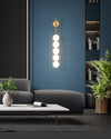 WOMO White Glass Globe Tall Wall Sconce-WM6141 thumbnail