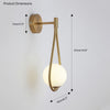 WOMO Glass Globe Tear Drop Wall Sconce-WM6022 thumbnail