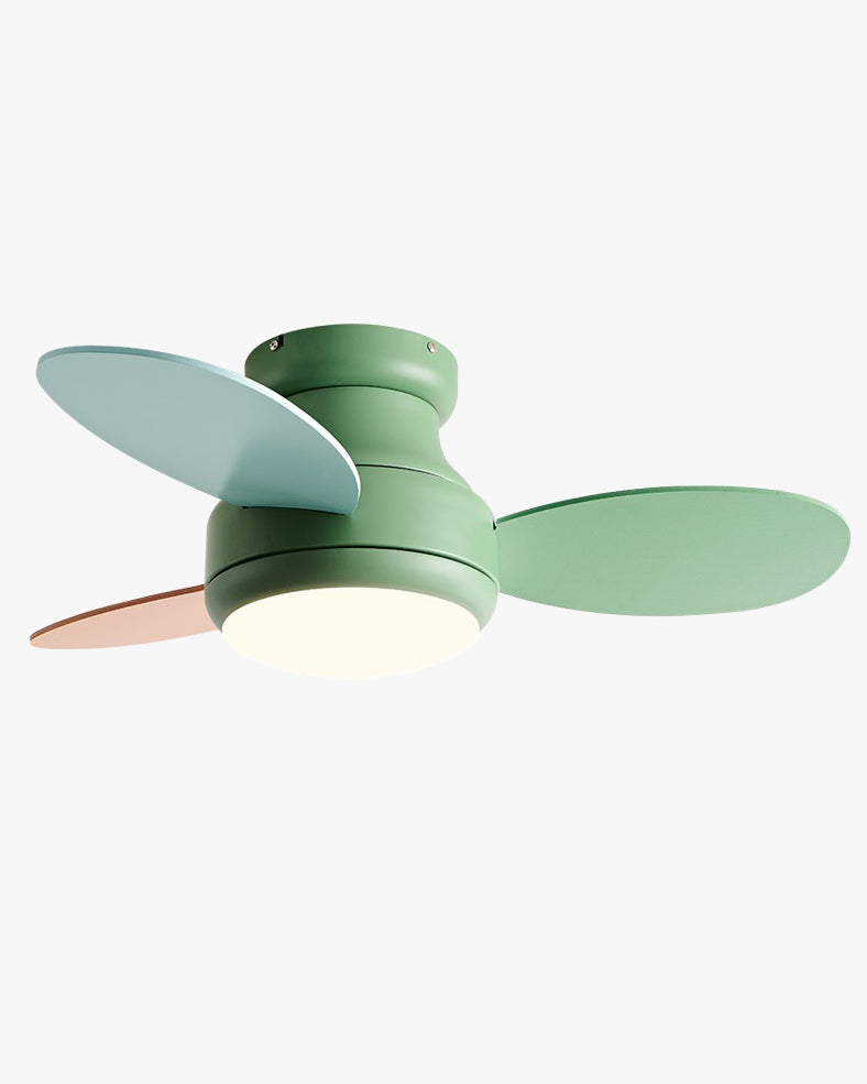 WOMO 38 Inch Children Low Profile Ceiling Fan Lamp-WM5220