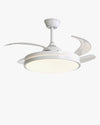WOMO Retractable White Ceiling Fan Lamp-WM5079 thumbnail
