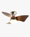 WOMO Small Silver Low Profile Ceiling Fan Lamp - WM5150 thumbnail