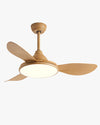 WOMO Modern Oak-look Ceiling Fan Lamp - WM5185 thumbnail