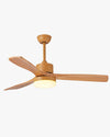 WOMO 3 Wood Blade Ceiling Fan Lamp - WM5174 thumbnail