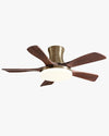 WOMO Mid Century Modern Low Profile Ceiling Fan Lamp - WM5228b thumbnail